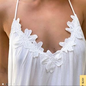 Lulu’s Lily Love Ivory Shift Dress